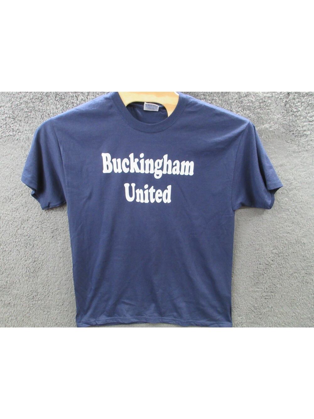Vintage NWOT Buckingham United Soccer Club Heavyweight 50/50 Men's Large T-shirt